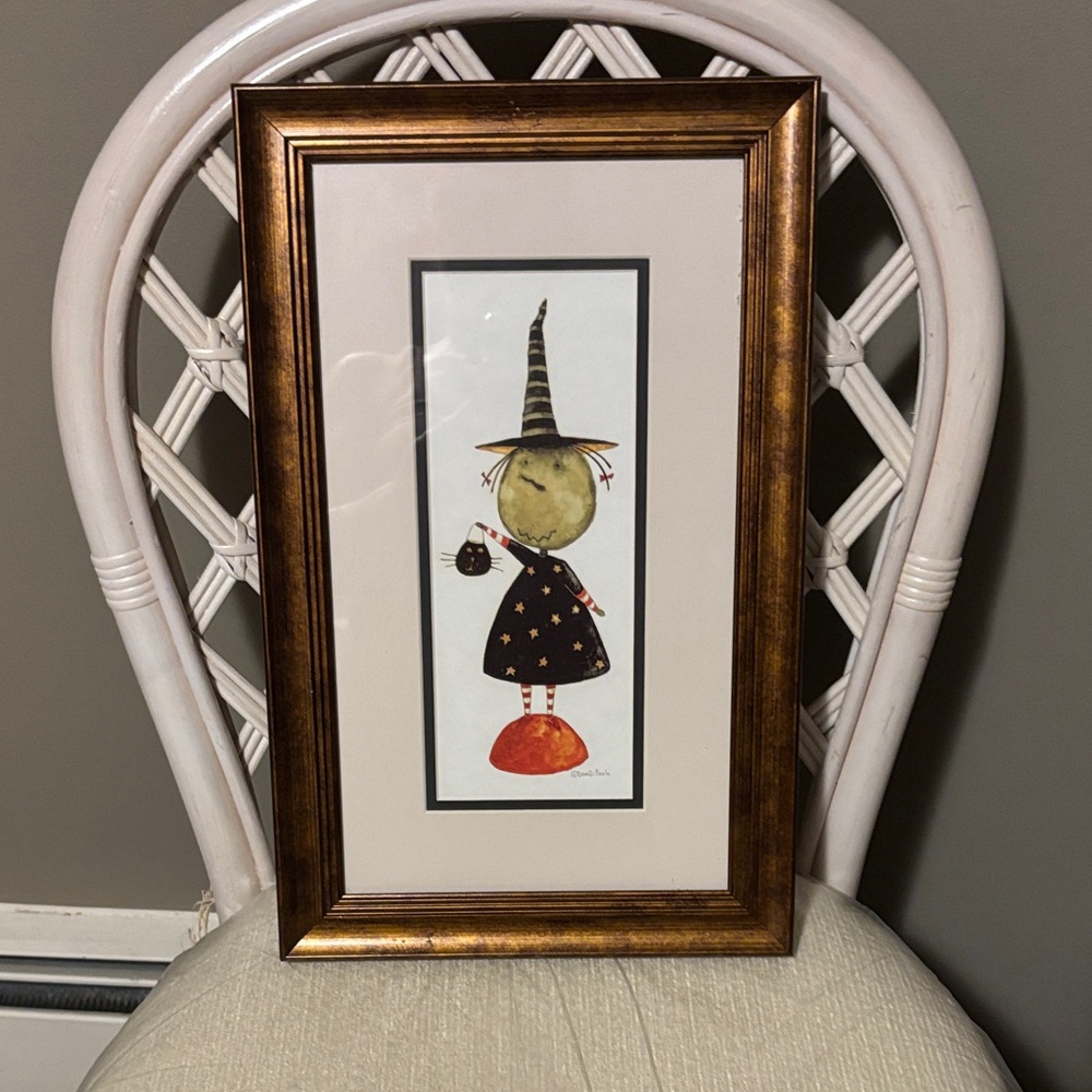 Dan Dipaolo Vintage “Trick Girl” Halloween Illustration